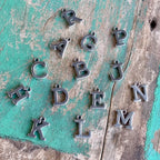 Sterling Silver Block Letters