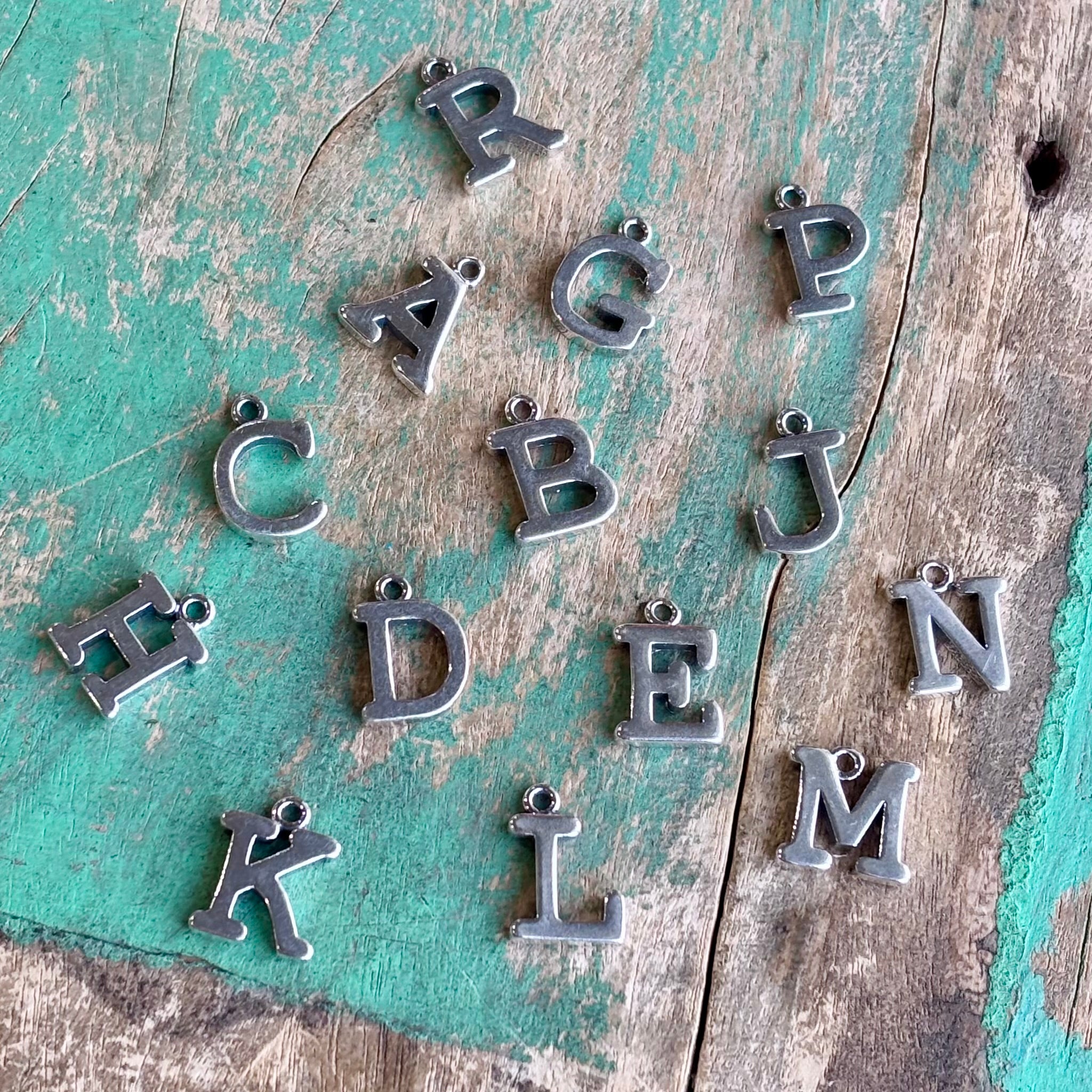 Sterling Silver Block Letters