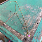 Bright Sacred Heart Earrings Or Necklace