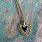 Bright Sacred Heart Earrings Or Necklace