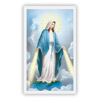Laminated Mary and Jesus Prayer Cards