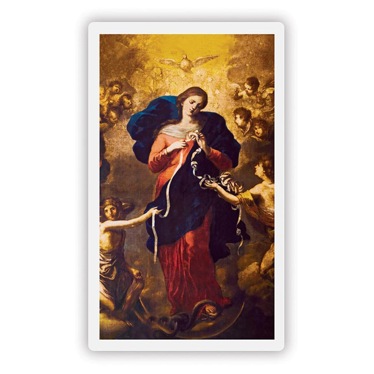 Laminated Mary and Jesus Prayer Cards