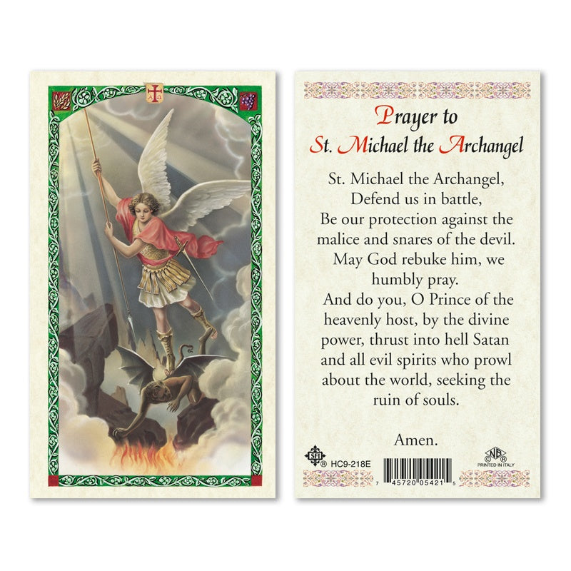 Laminated Saint Prayer Card