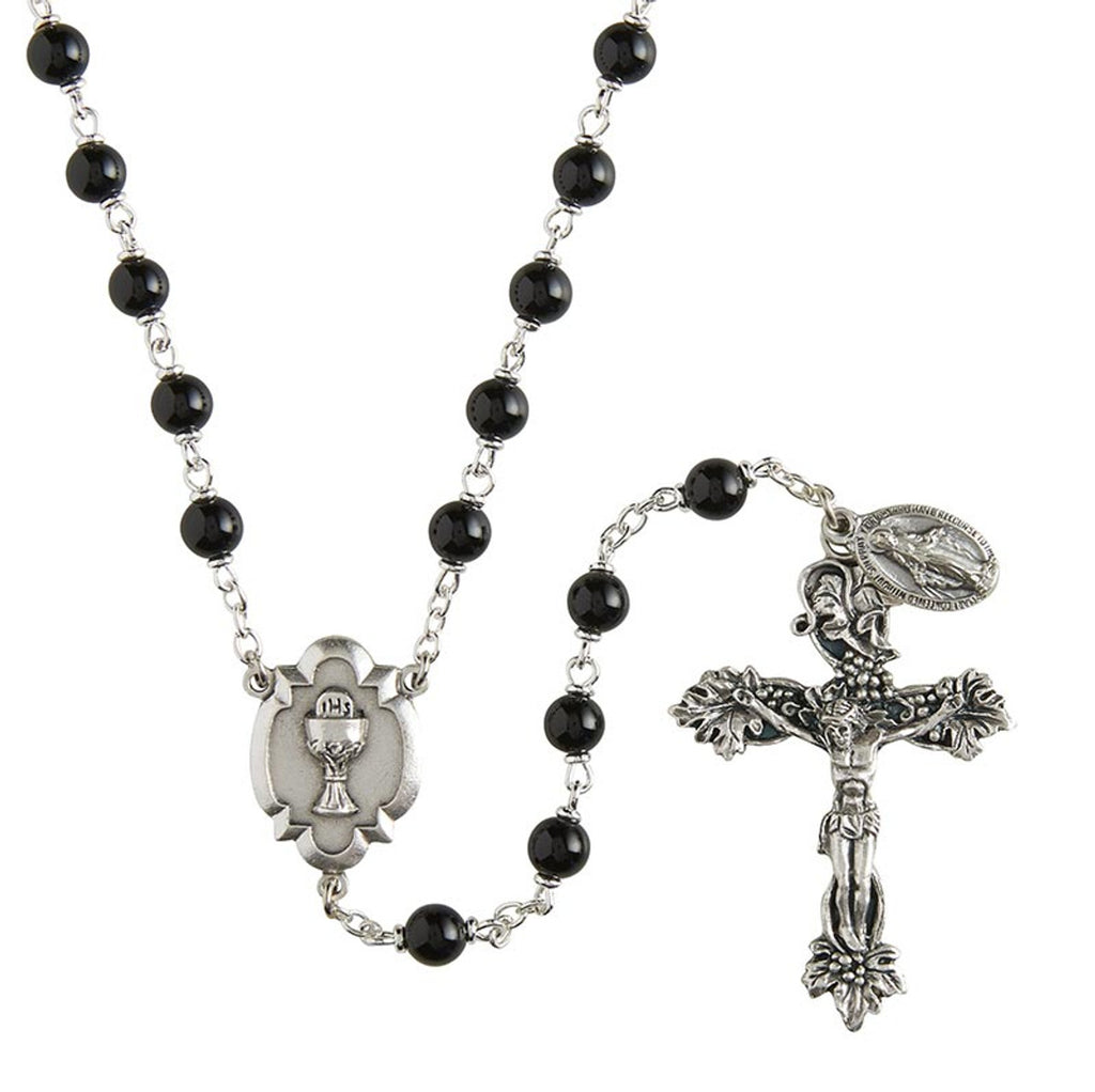White Heritage Holy Communion Rosary