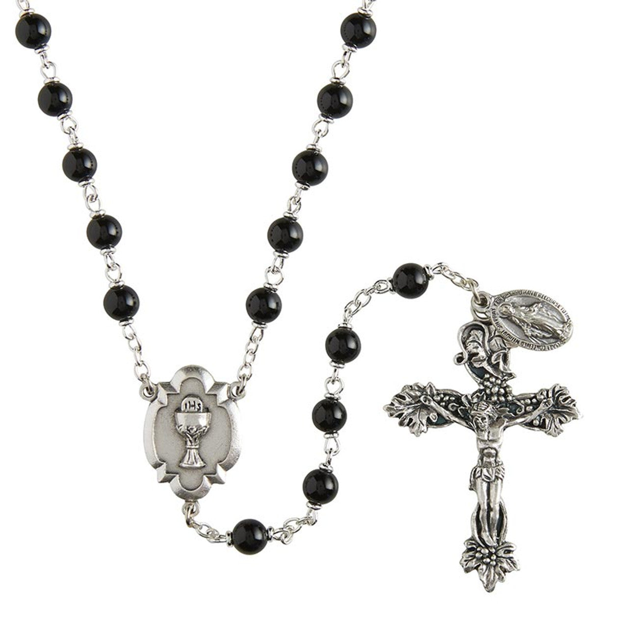 White Heritage Holy Communion Rosary