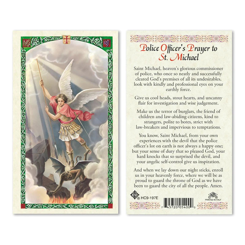 Laminated Saint Prayer Card