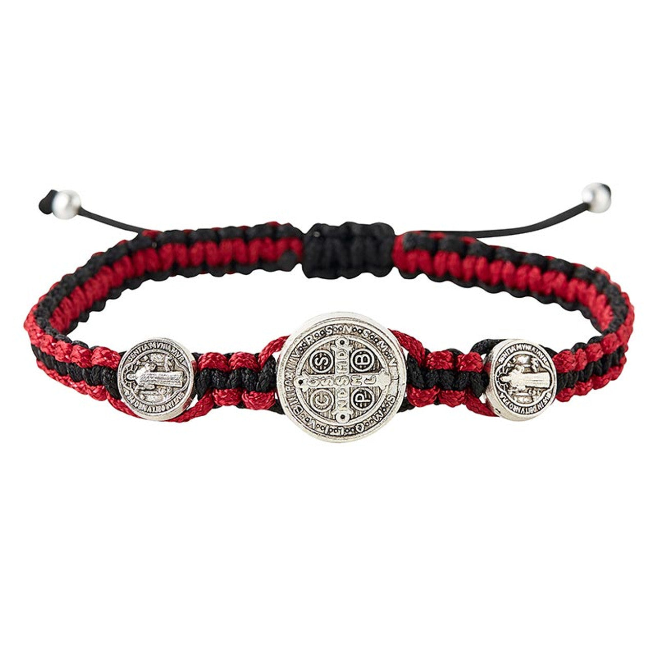 St. Benedict Macrame Bracelet