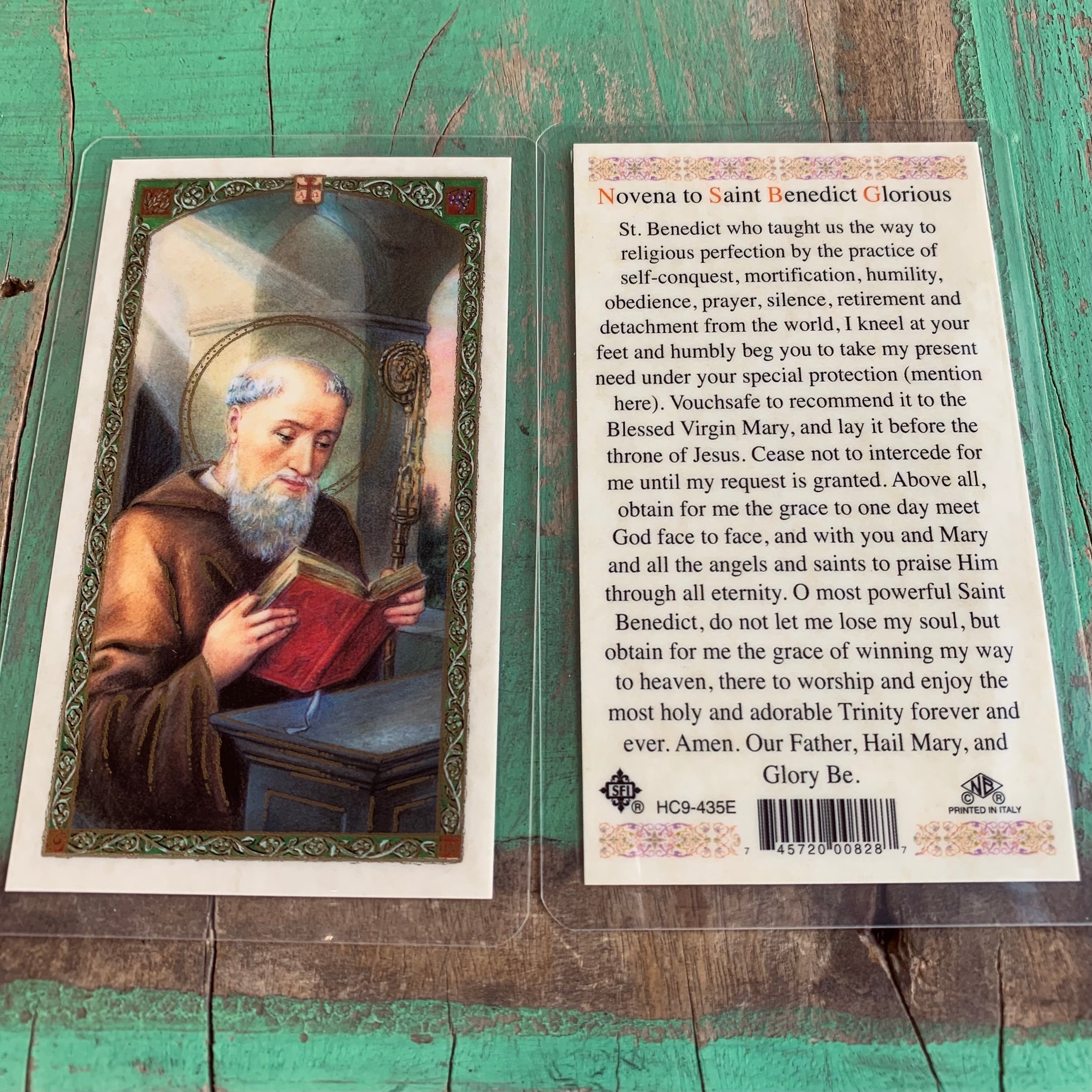 Laminated Saint Prayer Card
