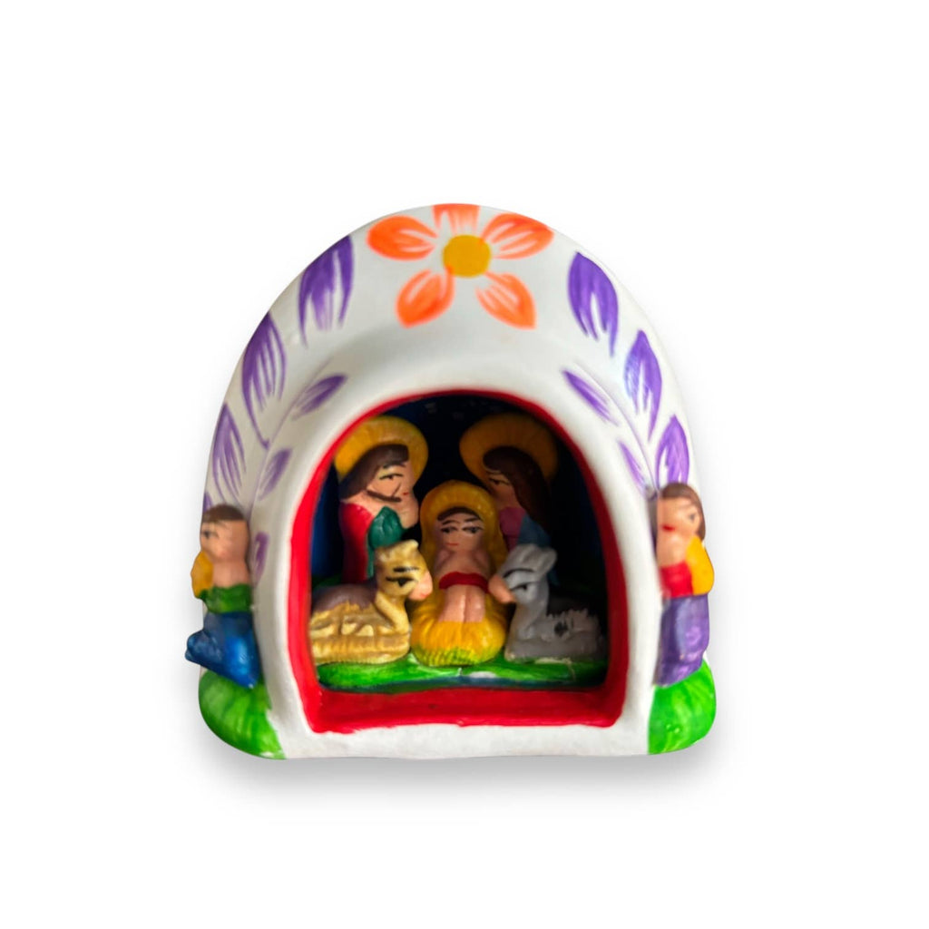 Handmade Peruvian Nativity Ornaments: Christmas decor