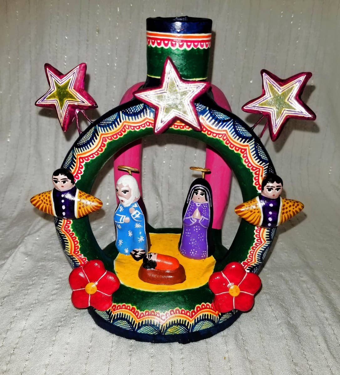 Nativity Festive Candleholder