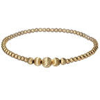VICTORIA | Stretchy Anti-Tarnish 14K Gold Filled Bracelet