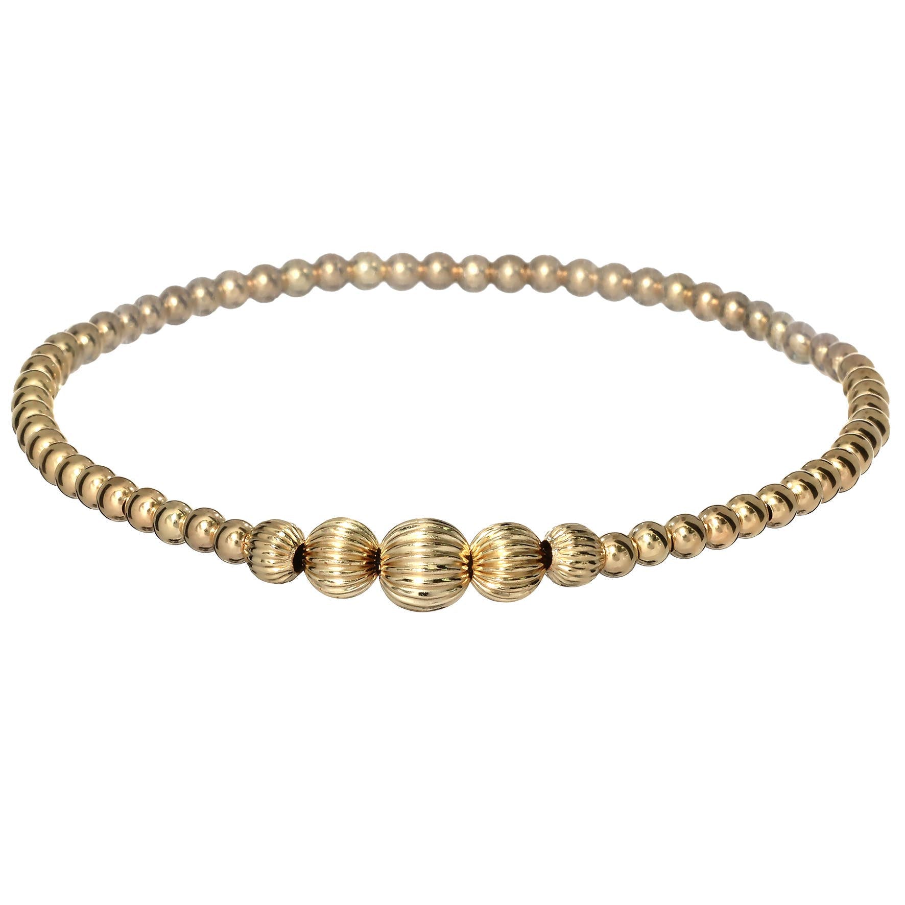 VICTORIA | Stretchy Anti-Tarnish 14K Gold Filled Bracelet