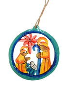 Painted Nativity Ornament