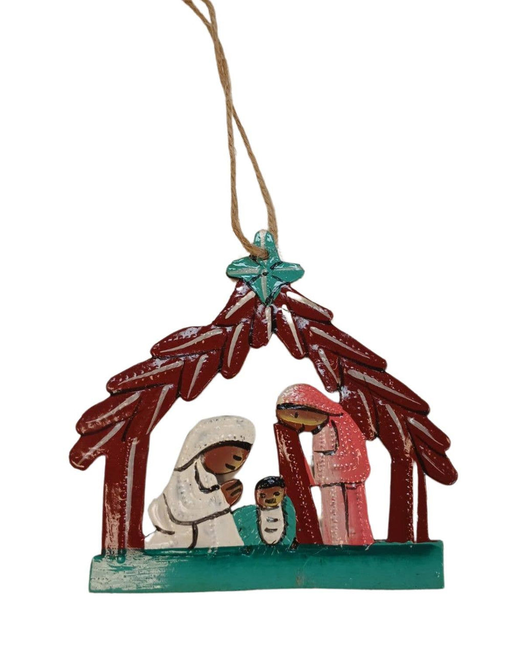 Painted Nativity Ornament
