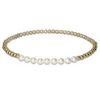 COLETTE | Stretchy Anti-Tarnish Gold Filled & Pearls Bracelet