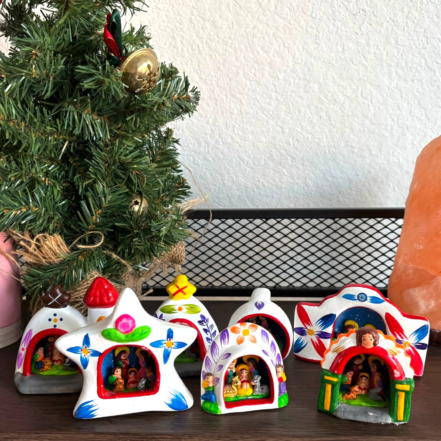 Handmade Peruvian Nativity Ornaments: Christmas decor
