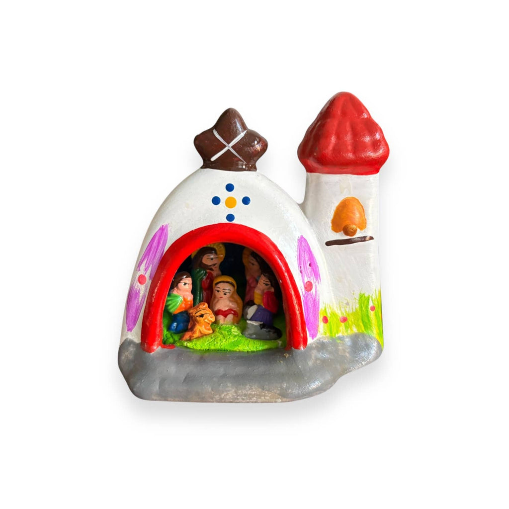 Handmade Peruvian Nativity Ornaments: Christmas decor
