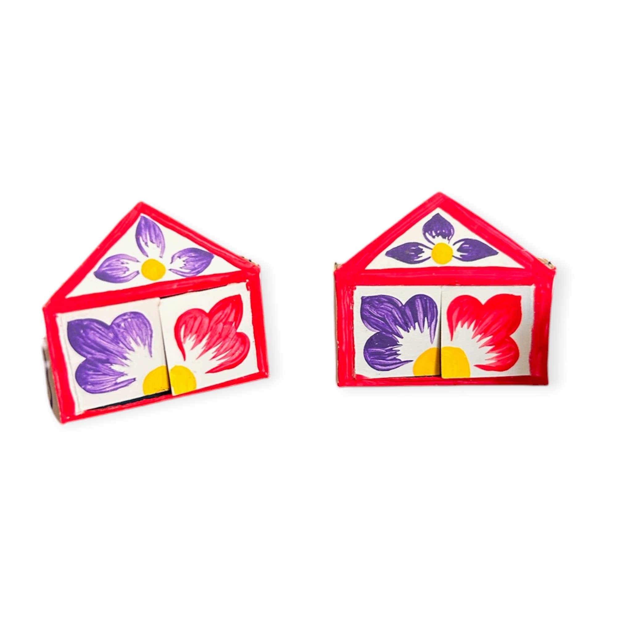 Matchbox Retablo Peruvian Nativity Scene Christmas Ornament