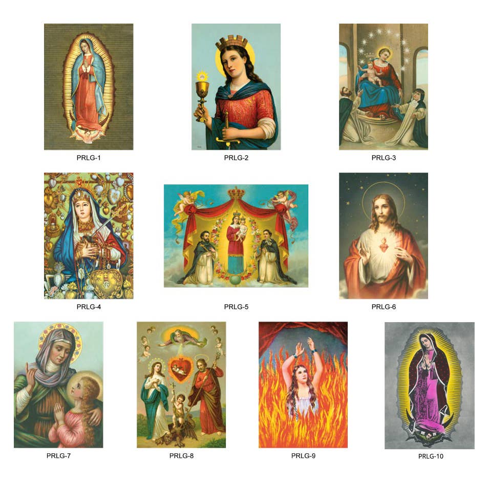 Mexican Religious Art Postcard Assortment