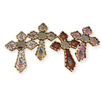 Handmade Peruvian Cross Mirror, Home Wall Decor