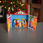 Matchbox Retablo Peruvian Nativity Scene Christmas Ornament