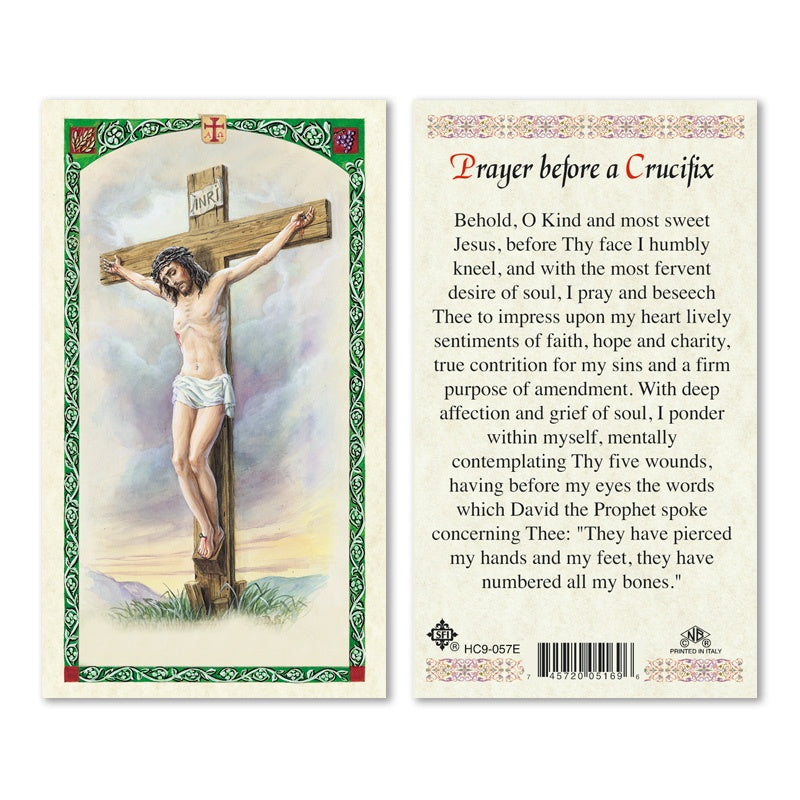 Laminated Mary and Jesus Prayer Cards