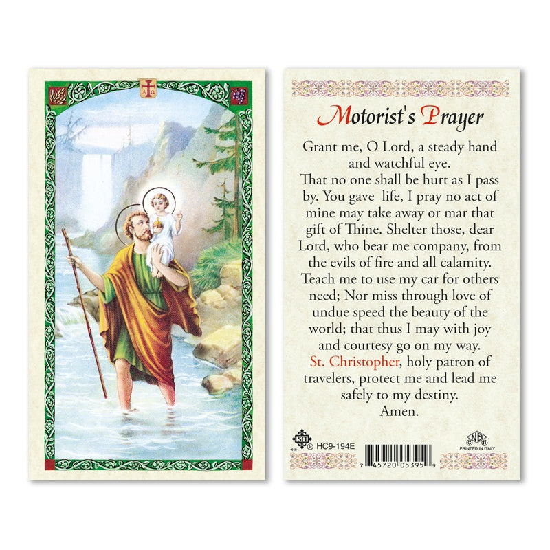 Laminated Saint Prayer Card