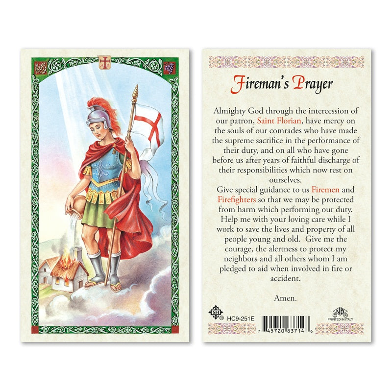 Laminated Saint Prayer Card