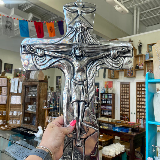 Pewter Hoy Trinity Cross