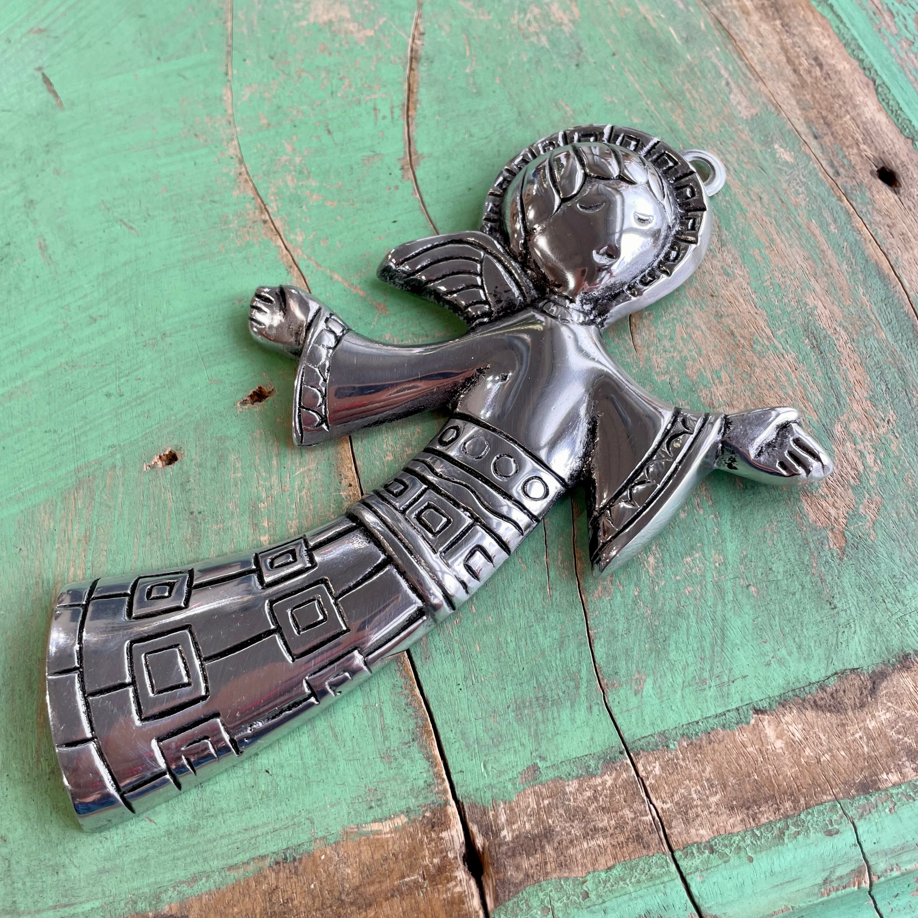 Pewter Singing Angel