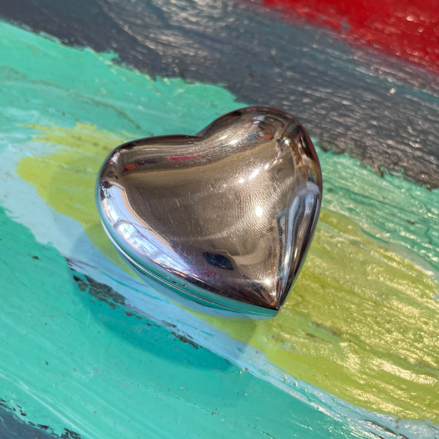 Pewter Mini Heart Box