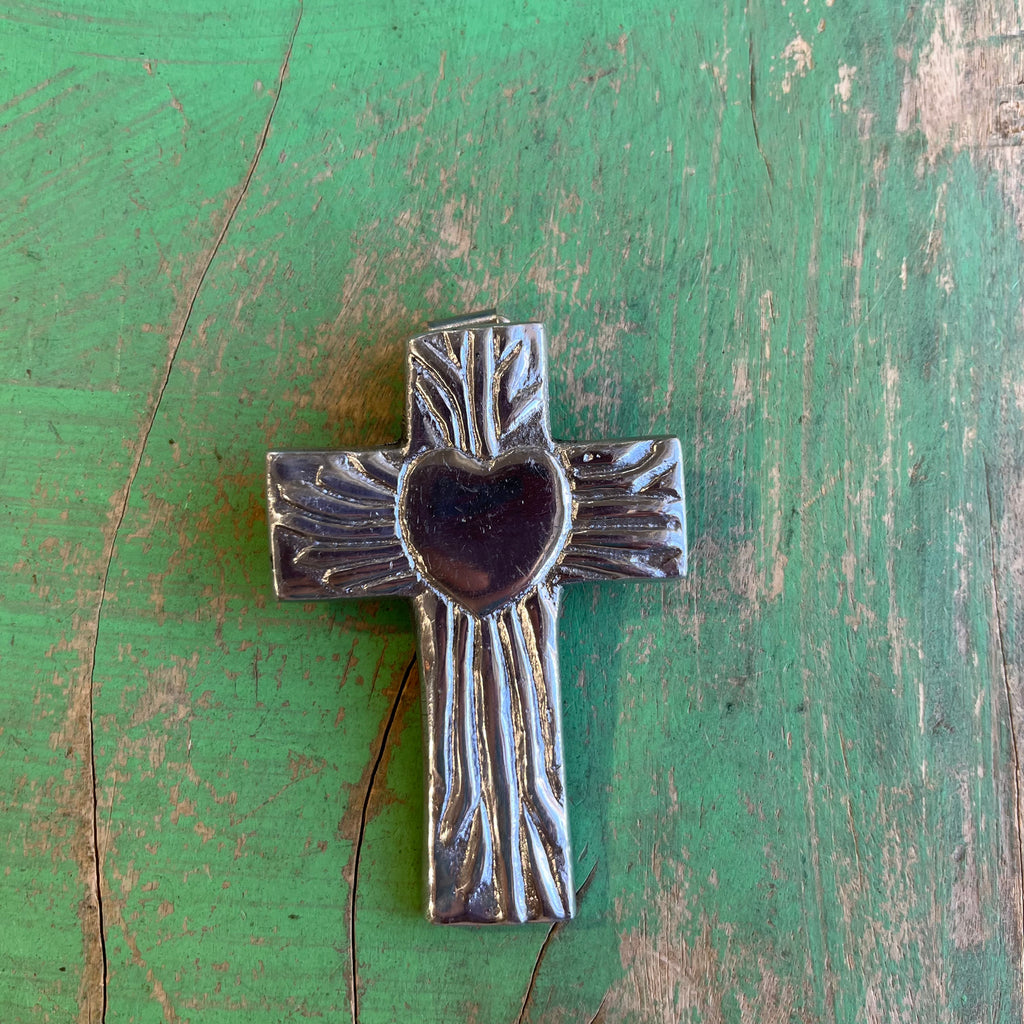 Mini Pewter Cross