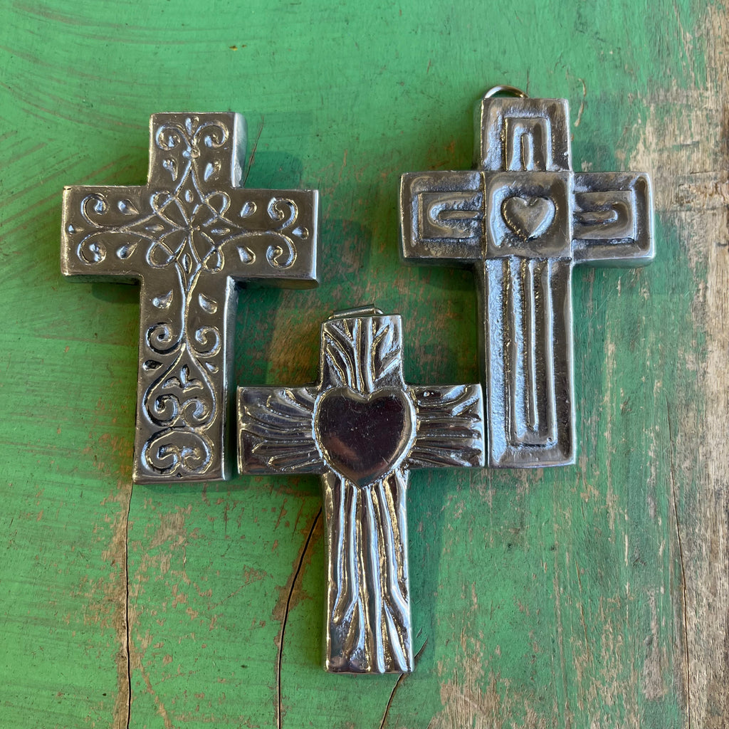 Mini Pewter Cross