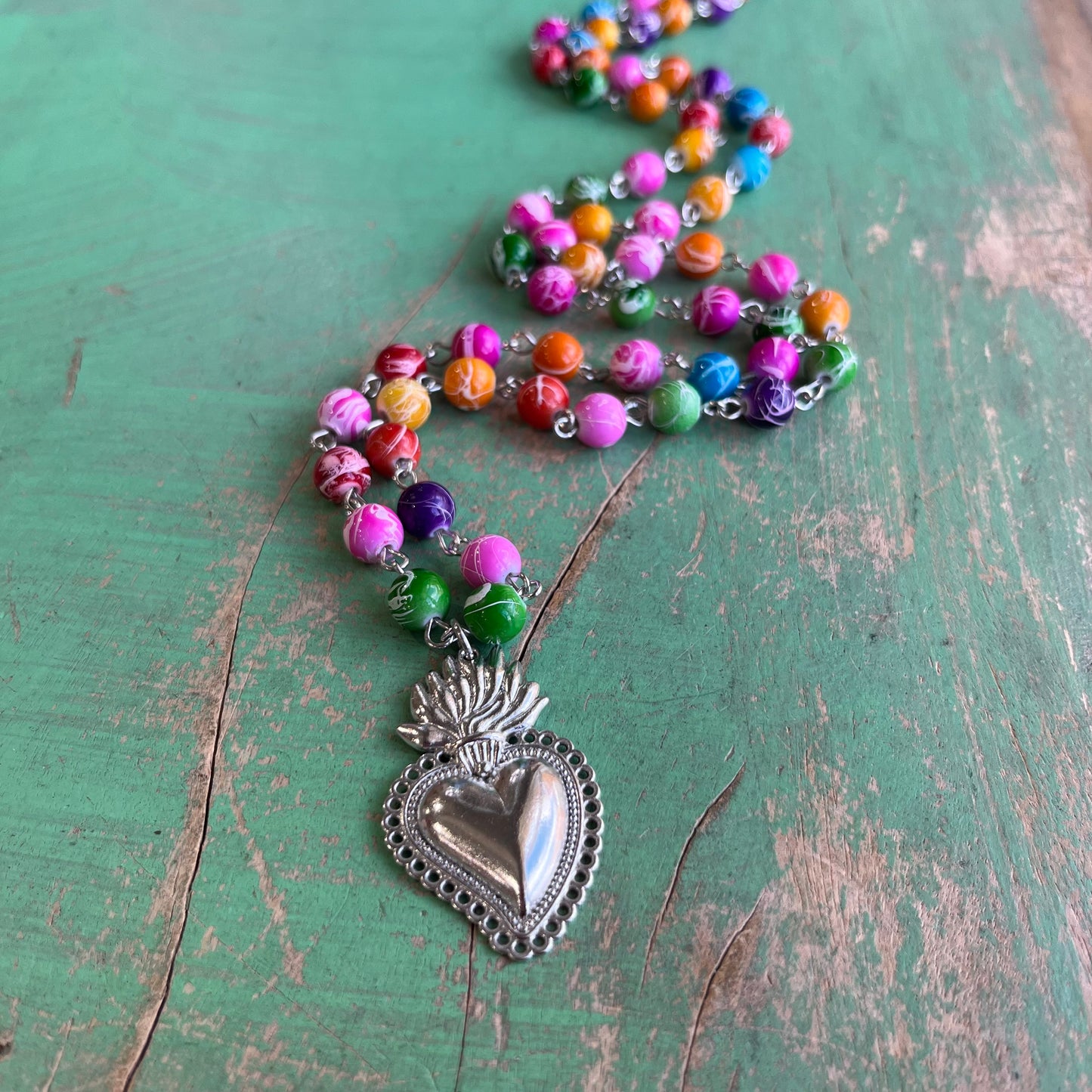 Sacred Heart Fiesta Necklace