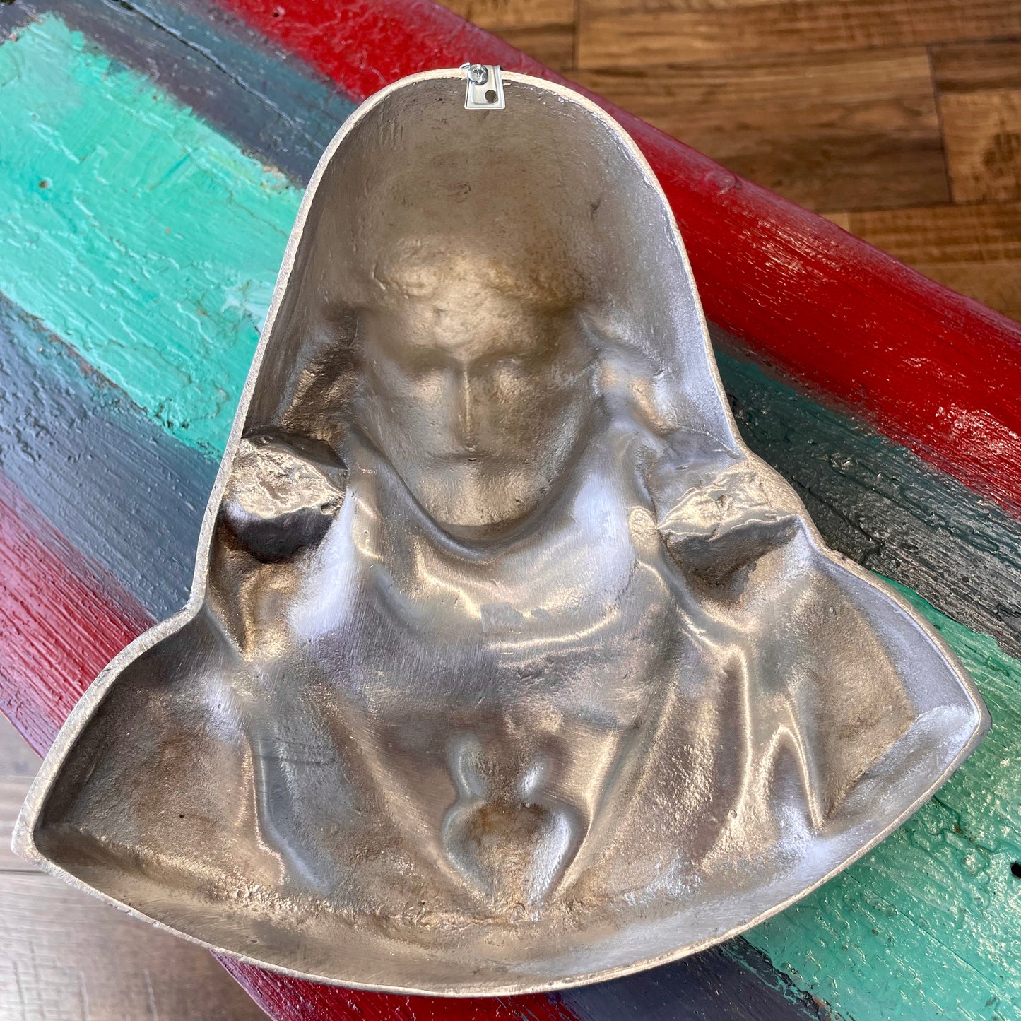 Pewter Sacred Heart of Jesus Bust