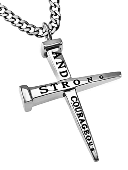Nail Cross Courage 24" Necklace