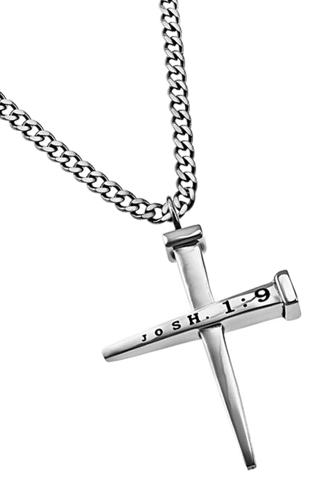 Two Nail Cross 24" Necklace