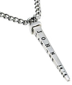 Men's Nail Psalm 23 Necklace