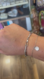 Sterling Silver Fishers of Men Bracelet