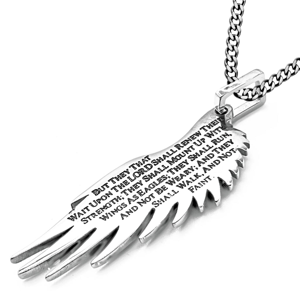 Michael’s Wing Strenght  24” Necklace