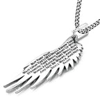 Michael’s Wing Strenght  24” Necklace