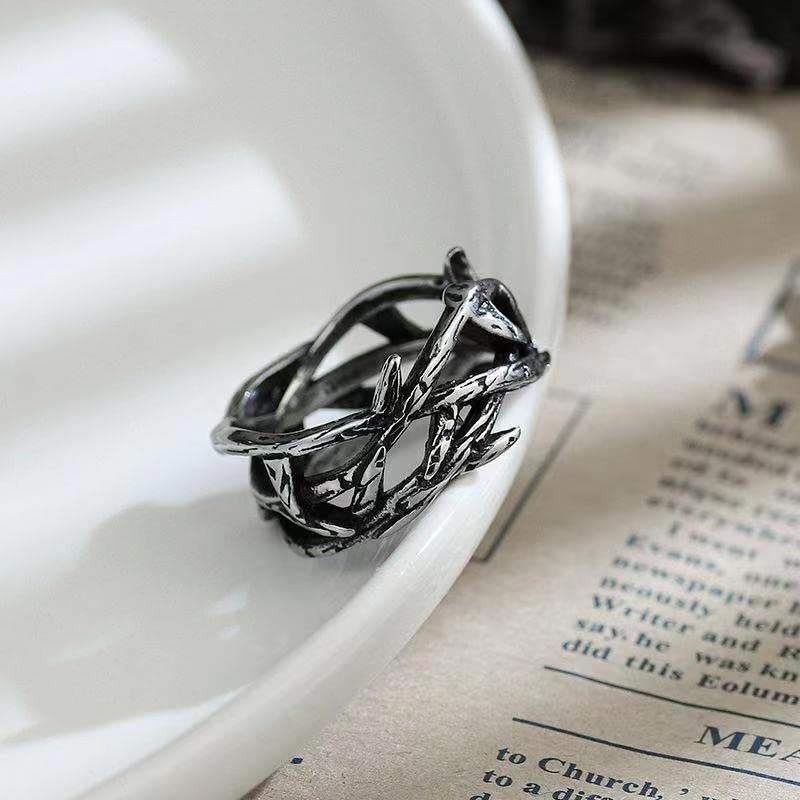 Stainless Steel Crown of Thorns Ring