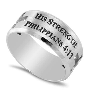 "Christ My Strength" Guardian Ring