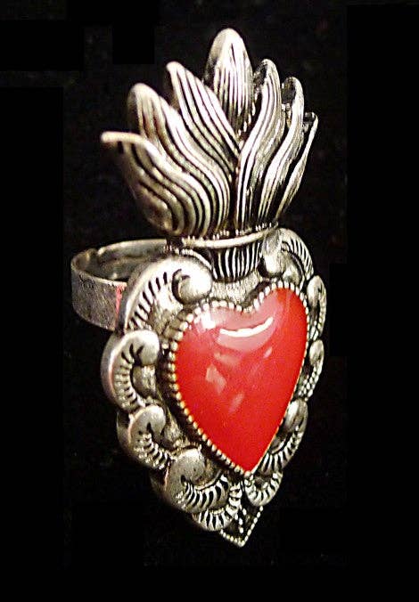 Sacred Heart style Ring