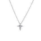 Mini CZ Cross Necklace