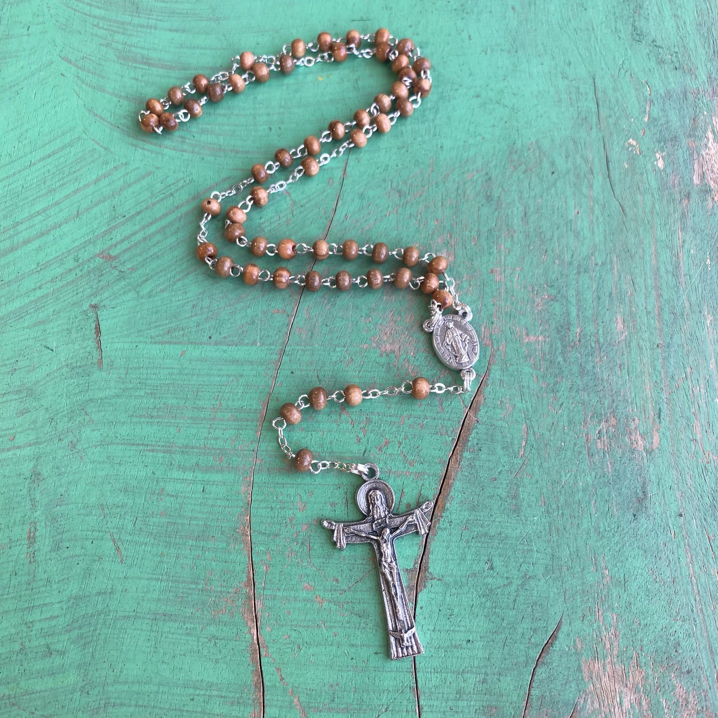 Small Olive Wood Rosary