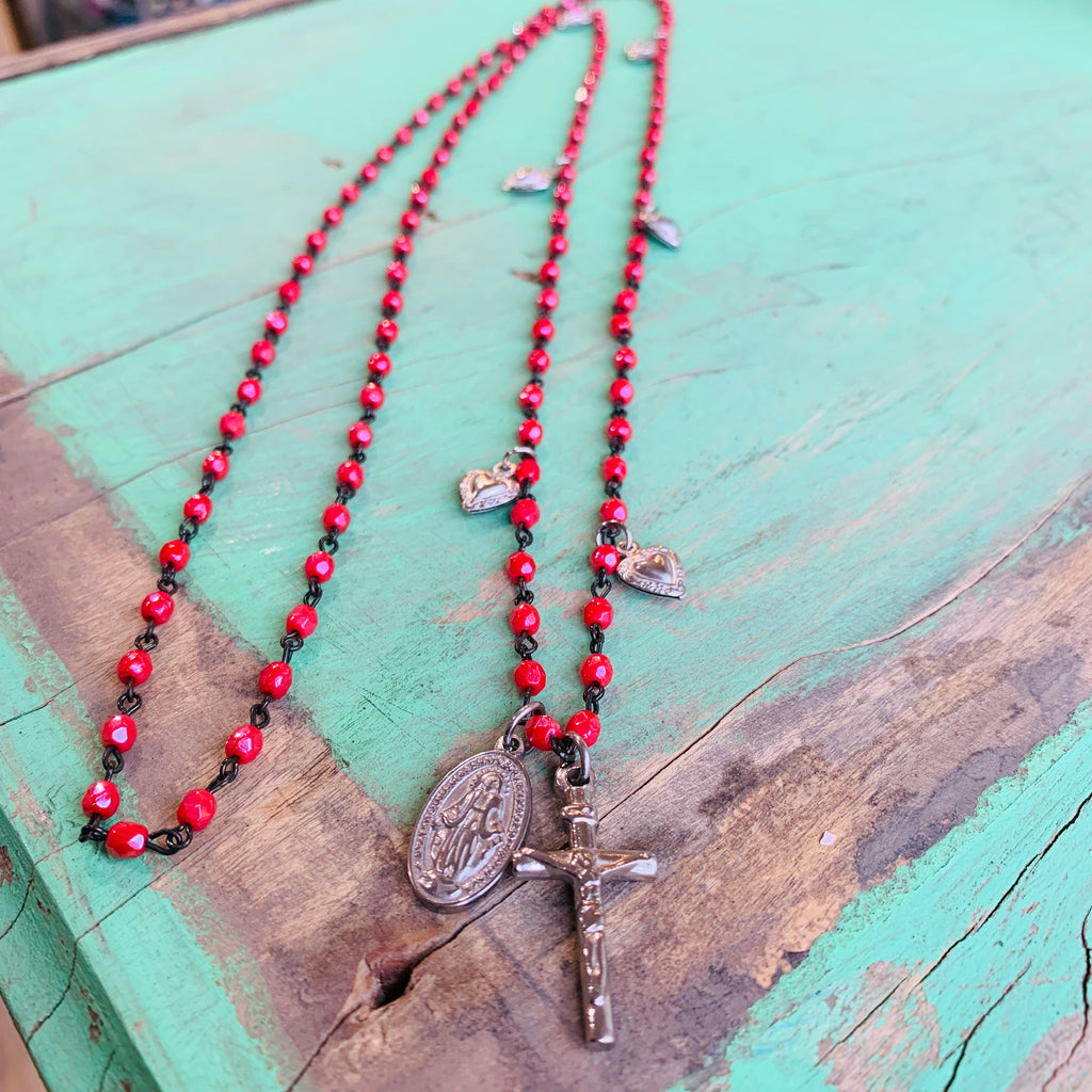 Glory Be Rosary Necklace