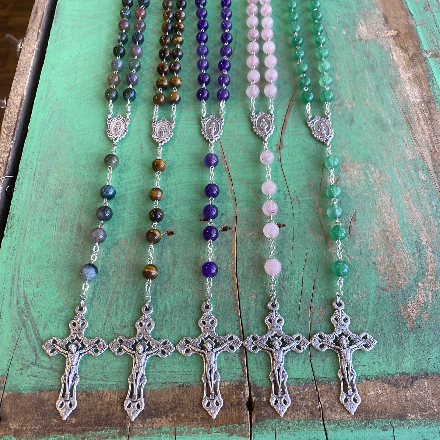 Natural Stone Rosary