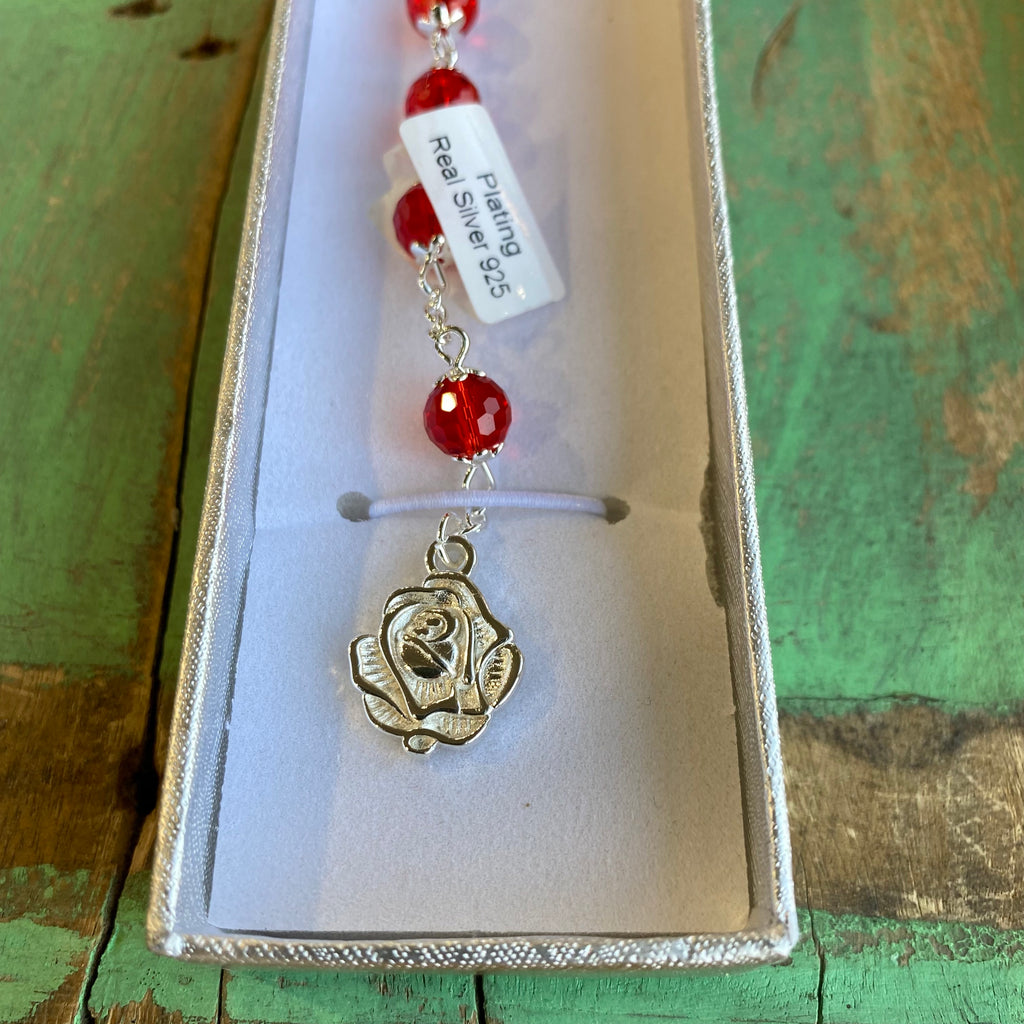 Boxed Crystal Rosary Bracelet