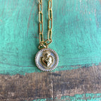 Protection Paperclip Chain Necklace